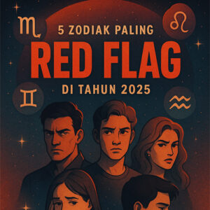 5 Zodiak Paling Red Flag di Tahun 2025: Siapa Saja yang Harus Diwaspadai?