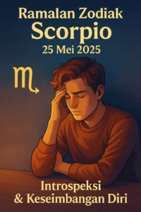 Ramalan Zodiak Scorpio 25 Mei: Menata Ulang Prioritas & Siapkan Diri !